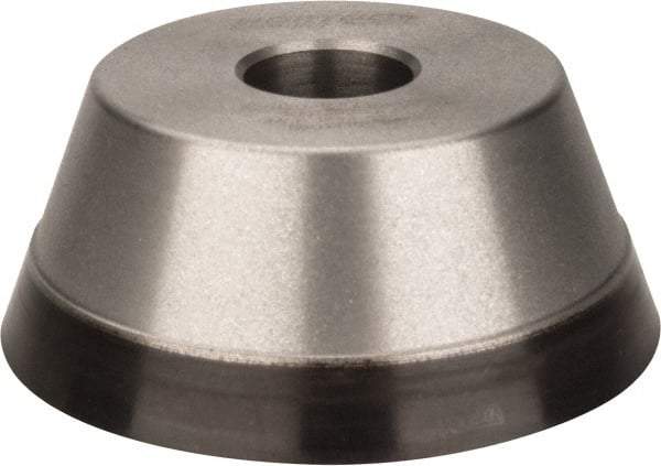 Norton - 3" Diam, 3/4" Hole Size, 1-1/4" Overall Thickness, 120 Grit, Type 11 Tool & Cutter Grinding Wheel - Fine Grade, Diamond, Resinoid Bond - All Tool & Supply