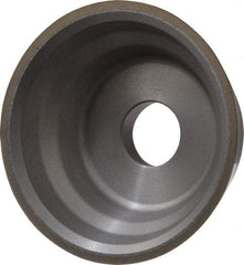 Norton - 3" Diam, 3/4" Hole Size, 1-1/4" Overall Thickness, 150 Grit, Type 11 Tool & Cutter Grinding Wheel - Very Fine Grade, Diamond, Resinoid Bond - All Tool & Supply