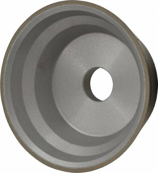 Norton - 3-3/4" Diam, 3/4" Hole Size, 1-1/2" Overall Thickness, 120 Grit, Type 11 Tool & Cutter Grinding Wheel - Fine Grade, Diamond, Resinoid Bond - All Tool & Supply