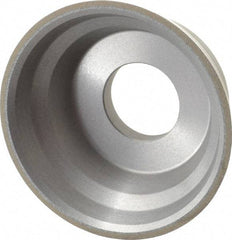 Norton - 3-3/4" Diam, 1-1/4" Hole Size, 1-1/2" Overall Thickness, 150 Grit, Type 11 Tool & Cutter Grinding Wheel - Very Fine Grade, CBN, Resinoid Bond - All Tool & Supply