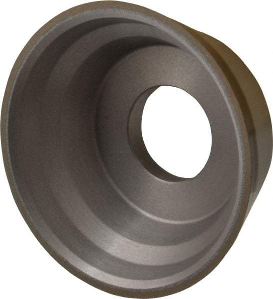 Norton - 3-3/4" Diam, 1-1/4" Hole Size, 1-1/2" Overall Thickness, 150 Grit, Type 11 Tool & Cutter Grinding Wheel - Very Fine Grade, Diamond, Resinoid Bond - All Tool & Supply