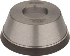 Norton - 3-3/4" Diam, 1-1/4" Hole Size, 1-1/2" Overall Thickness, 120 Grit, Type 11 Tool & Cutter Grinding Wheel - Fine Grade, Diamond, Resinoid Bond - All Tool & Supply