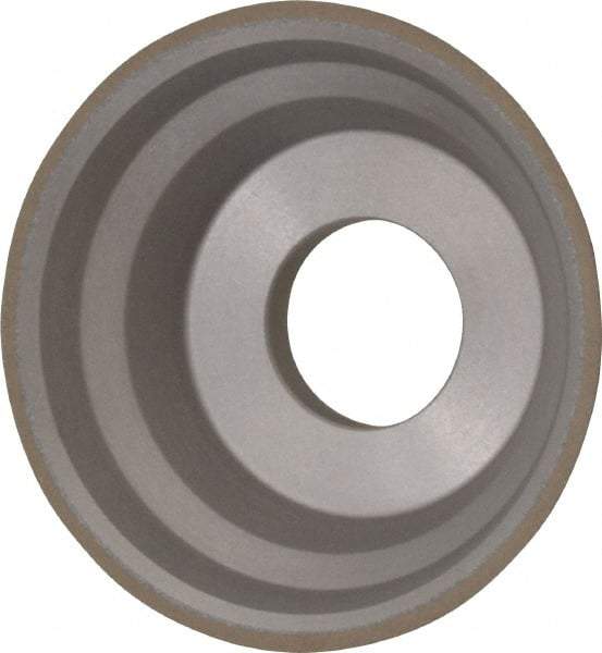 Norton - 3-3/4" Diam, 1-1/4" Hole Size, 1-1/2" Overall Thickness, 150 Grit, Type 11 Tool & Cutter Grinding Wheel - Very Fine Grade, Diamond, Resinoid Bond - All Tool & Supply