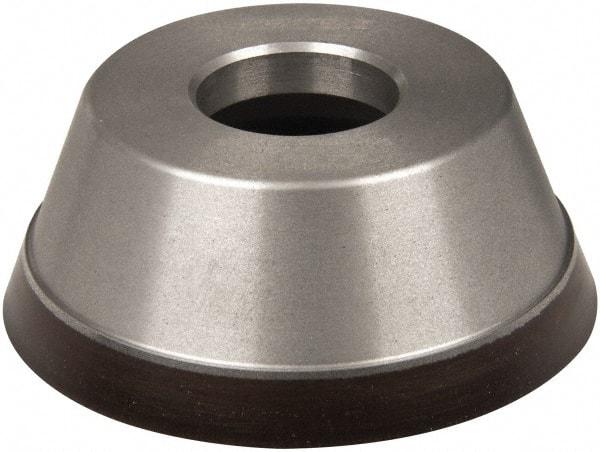 Norton - 3-3/4" Diam, 1-1/4" Hole Size, 1-1/2" Overall Thickness, 220 Grit, Type 11 Tool & Cutter Grinding Wheel - Very Fine Grade, Diamond, Resinoid Bond - All Tool & Supply