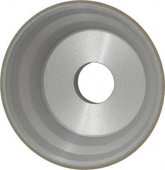 Norton - 5" Diam, 1-1/4" Hole Size, 1-3/4" Overall Thickness, 120 Grit, Type 11 Tool & Cutter Grinding Wheel - Fine Grade, CBN, Resinoid Bond - All Tool & Supply