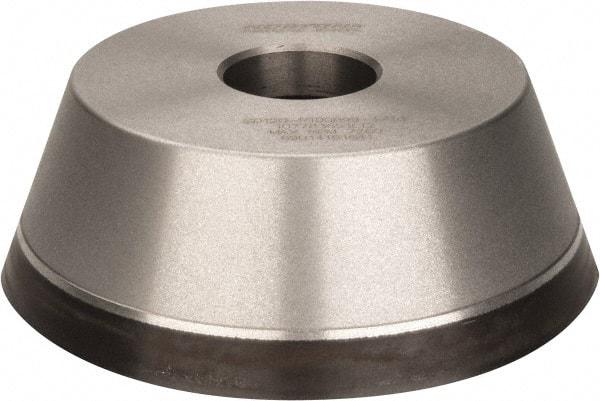 Norton - 5" Diam, 1-1/4" Hole Size, 1-3/4" Overall Thickness, 120 Grit, Type 11 Tool & Cutter Grinding Wheel - Fine Grade, Diamond, Resinoid Bond - All Tool & Supply