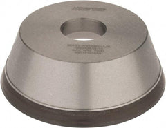 Norton - 5" Diam, 1-1/4" Hole Size, 1-3/4" Overall Thickness, 150 Grit, Type 11 Tool & Cutter Grinding Wheel - Very Fine Grade, Diamond, Resinoid Bond - All Tool & Supply