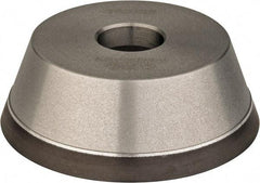 Norton - 5" Diam, 1-1/4" Hole Size, 1-3/4" Overall Thickness, 180 Grit, Type 11 Tool & Cutter Grinding Wheel - Very Fine Grade, Diamond, Resinoid Bond - All Tool & Supply