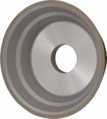 Norton - 5" Diam, 1-1/4" Hole Size, 1-3/4" Overall Thickness, 150 Grit, Type 11 Tool & Cutter Grinding Wheel - Very Fine Grade, Diamond, Resinoid Bond - All Tool & Supply