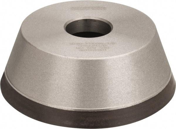 Norton - 5" Diam, 1-1/4" Hole Size, 1-3/4" Overall Thickness, 180 Grit, Type 11 Tool & Cutter Grinding Wheel - Very Fine Grade, Diamond, Resinoid Bond - All Tool & Supply