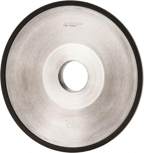 Norton - 6" Diam, 1-1/4" Hole Size, 1" Overall Thickness, 120 Grit, Type 12 Tool & Cutter Grinding Wheel - Fine Grade, CBN, Resinoid Bond - All Tool & Supply