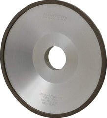 Norton - 6" Diam, 1-1/4" Hole Size, 1" Overall Thickness, 120 Grit, Type 12 Tool & Cutter Grinding Wheel - Fine Grade, Diamond, Resinoid Bond - All Tool & Supply