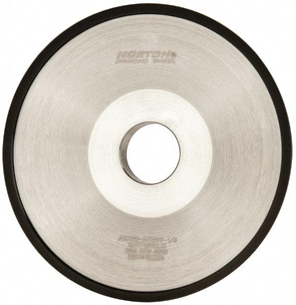 Norton - 6" Diam, 1-1/4" Hole Size, 1" Overall Thickness, 180 Grit, Type 12 Tool & Cutter Grinding Wheel - Very Fine Grade, Diamond, Resinoid Bond - All Tool & Supply