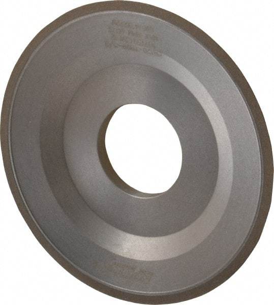 Norton - 4" Diam, 1-1/4" Hole Size, 1/2" Overall Thickness, 120 Grit, Type 12 Tool & Cutter Grinding Wheel - Fine Grade, CBN, Resinoid Bond - All Tool & Supply