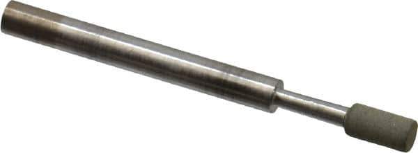 Norton - 1/8" Head Diam x 1/4" Head Thickness Diamond (Abrasive) Grinding Pin - 1/8" Shank Diam x 1-1/2" Shank Length, Very Fine Grade, 220 Grit - All Tool & Supply