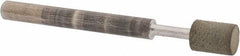 Norton - 3/16" Head Diam x 1/4" Head Thickness Diamond (Abrasive) Grinding Pin - 1/8" Shank Diam x 1-1/2" Shank Length, Fine Grade, 100 Grit - All Tool & Supply