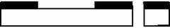 Norton - Extra Fine/Super Fine, 1" Length of Cut, Double End Diamond Hone - 400 Grit, 7/16" Wide x 1/4" High x 4" OAL - All Tool & Supply