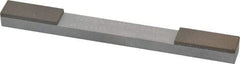 Norton - Fine & Very Fine, 1" Length of Cut, Double End Diamond Hone - 120 & 220 Grit, 3/8" Wide x 1/4" High x 4" OAL - All Tool & Supply