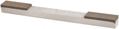 Norton - Extra Fine & Super Fine, 1" Length of Cut, Double End Diamond Hone - 320 & 400 Grit, 3/8" Wide x 1/4" High x 4" OAL - All Tool & Supply