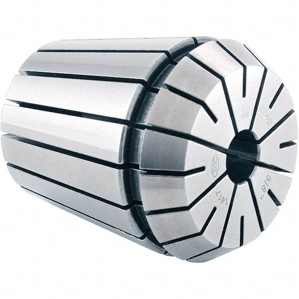 Techniks - 0.87 to 0.843" ER40 Collet - 0.0002" TIR, 1.81" OAL, 1.61" Overall Diam - Exact Industrial Supply