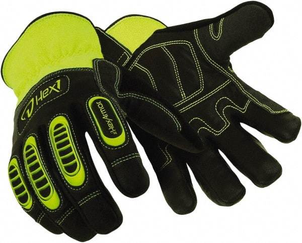 HexArmor - Size XL (10) Leather Work Gloves - Uncoated, Black, Paired - All Tool & Supply