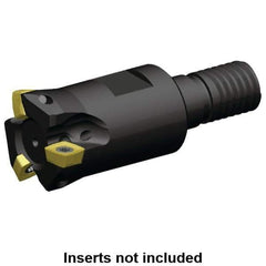 Kennametal - 1" Cutting Diam, Modular Connection Indexable Copy End Mill - 4 Inserts, XPLT0603 Insert, A7792VXP06SA1.0Z4R1.4 Toolholder - All Tool & Supply