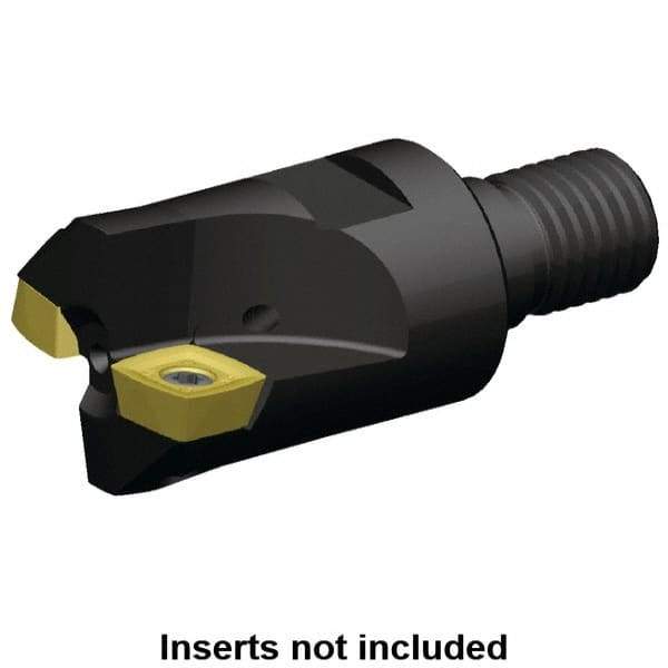 Kennametal - 1-1/2" Cutting Diam, Modular Connection Indexable Copy End Mill - 3 Inserts, XDLT1205 Insert, A7792VXD12SA1.5Z3R1.7 Toolholder - All Tool & Supply