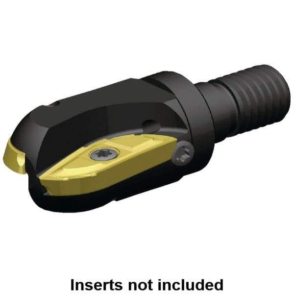 Kennametal - 5/8" Cut Diam, 5/8" Max Depth of Cut, 5/8" Shank Diam, Indexable Ball Nose End Mill - M08 Modular Connection, A5505VX Toolholder, XPNT Insert - All Tool & Supply