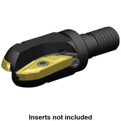 Kennametal - 3/4" Cut Diam, 3/4" Max Depth of Cut, 3/4" Shank Diam, Indexable Ball Nose End Mill - M10 Modular Connection, A5505VX Toolholder, XPNT Insert - All Tool & Supply