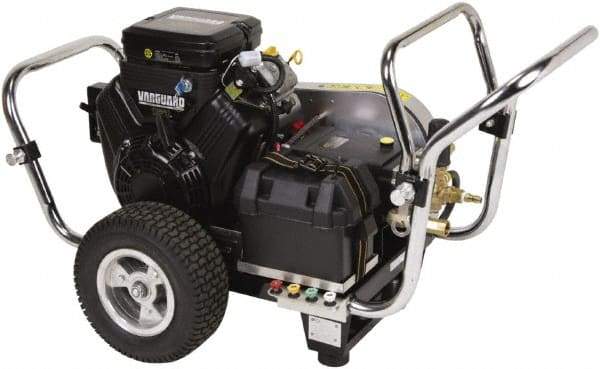 Simpson - Gas, 18 hp, 4,000 psi, 5 GPM, Cold Water Pressure Washer - Triplex Plunger, 50' x 3/8" Hose - All Tool & Supply