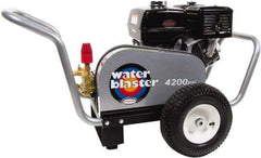 Simpson - Gas, 11.7 hp, 4,200 psi, 4 GPM, Cold Water Pressure Washer - AAA Triplex, 50' x 3/8" Hose - All Tool & Supply