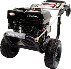 Simpson - Gas, 5.5 hp, 3,300 psi, 2.5 GPM, Cold Water Pressure Washer - AAA Triplex, 25' x 5/16" Hose - All Tool & Supply