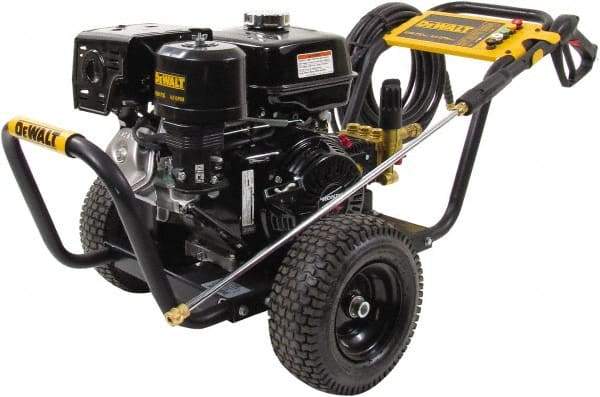 DeWALT - Gas, 11.7 hp, 4,200 psi, 4 GPM, Cold Water Pressure Washer - AAA Triplex, 50' x 3/8" Hose - All Tool & Supply