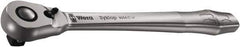 Wera - 1/2" Drive Slim Line Head Quick-Release Ratchet - Satin Finish, 281mm OAL, 76 Gear Teeth, Ergonomic Handle, Reversible Head - All Tool & Supply