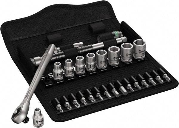 Wera - 1/4" Drive Standard Socket Set - 3/16 to 1/2" - All Tool & Supply