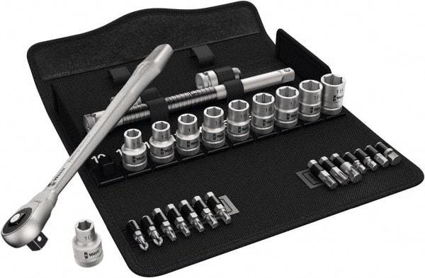 Wera - 1/2" Drive Standard Socket Set - 3/8 to 13/16" - All Tool & Supply