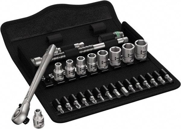 Wera - 1/4" Drive Standard Socket Set - 5 to 13mm - All Tool & Supply