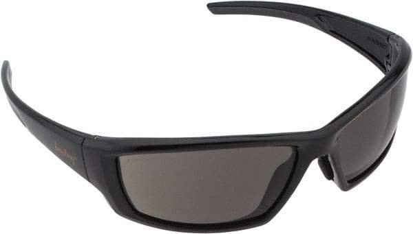 PRO-SAFE - Gray Lenses, Framed Safety Glasses - Anti-Fog, Scratch Resistant, Size Universal, Wrap Around - All Tool & Supply