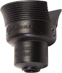 Greenlee - 1/2" Conduit Round Lock - 8" Hole Length x 1/2" Hole Width x 1/2" Hole Diam - All Tool & Supply