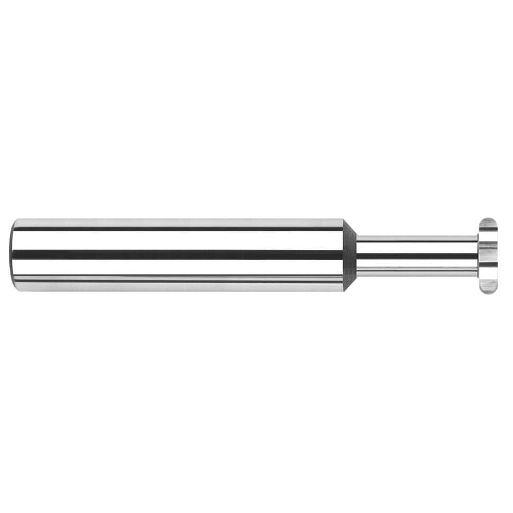 Harvey Tool - 5/8" Cut Diam, 5/32" Cut Width, 5/8" Shank, Straight-Tooth Woodruff Keyseat Cutter - Exact Industrial Supply