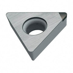 Walter - TCMW21.51 Grade WCB50 CBN Turning Insert - Uncoated, 60° Triangle, 1/4" Inscr Circle, 3/32" Thick, 1/64" Corner Radius - All Tool & Supply