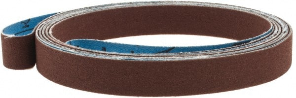 Abrasive Belt: 1/2″ Width, 132″ OAL, 180 Grit