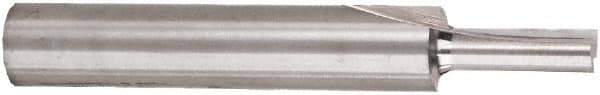 Freud - 3/8" Diam, 1/4" Shank Diam, 3/8" Length of Cut, 2 Flute Double Edge Straight Router Bit - 1-3/4" Overall Length, Solid Carbide - All Tool & Supply