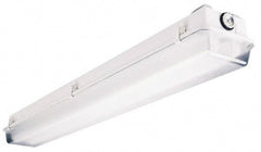 Cooper Lighting - 120 to 277 Volt, 32 Watt, Fluorescent Hazardous Location Light Fixture - Corrosion, Dust, Heat, Moisture & Weather Resistant, Fiberglass Housing, 97-13/16" Long x 7" Wide x 5" High - All Tool & Supply