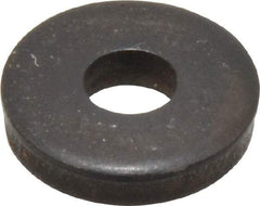 Gibraltar - 1/4" Screw, Steel Standard Flat Washer - 9/32" ID x 25/32" OD, 3/16" Thick, Black Oxide Finish - All Tool & Supply