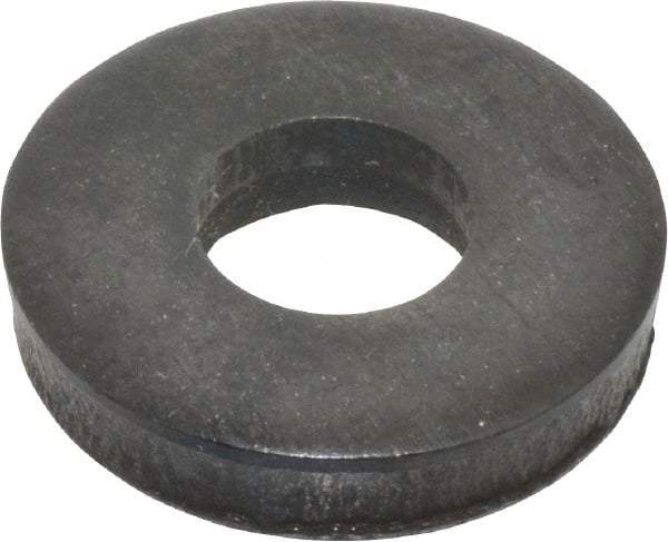 Gibraltar - 5/16" Screw, Steel Standard Flat Washer - 11/32" ID x 53/64" OD, 3/16" Thick, Black Oxide Finish - All Tool & Supply