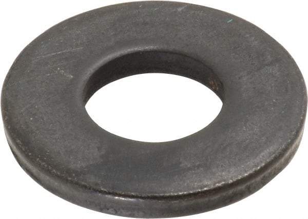 Gibraltar - 5/8" Screw, Steel Standard Flat Washer - 21/32" ID x 1-7/16" OD, 3/16" Thick, Black Oxide Finish - All Tool & Supply