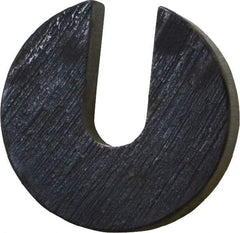 Gibraltar - 5/16" Bolt, 5/16" Thick, Black Oxide Finish, Case Hardened Steel C Washer - Grade 12L14, 11/32" Inside & 1-1/4" OD - All Tool & Supply