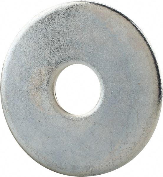 Gibraltar - 5/8" Screw, Steel Fender Flat Washer - 11/16" ID x 2-1/2" OD, 1/8" Thick, Zinc-Plated Finish - All Tool & Supply