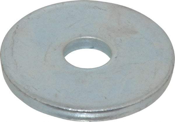 Gibraltar - 5/8" Screw, Steel Fender Flat Washer - 11/16" ID x 2-1/2" OD, 1/4" Thick, Zinc-Plated Finish - All Tool & Supply